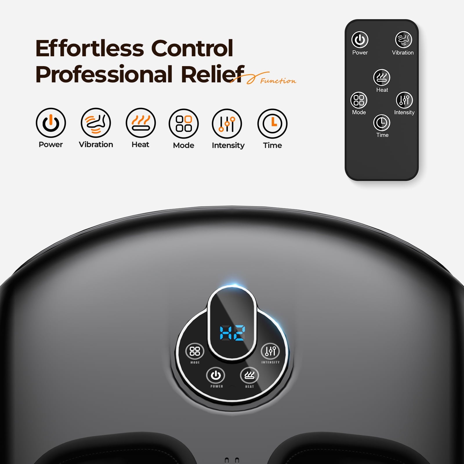 Foot Massager with Heat, Shiatsu Foot Massager Machine for Neuropathy Pain, with Remote, FSA HSA Eligible, Gifts for Women Men